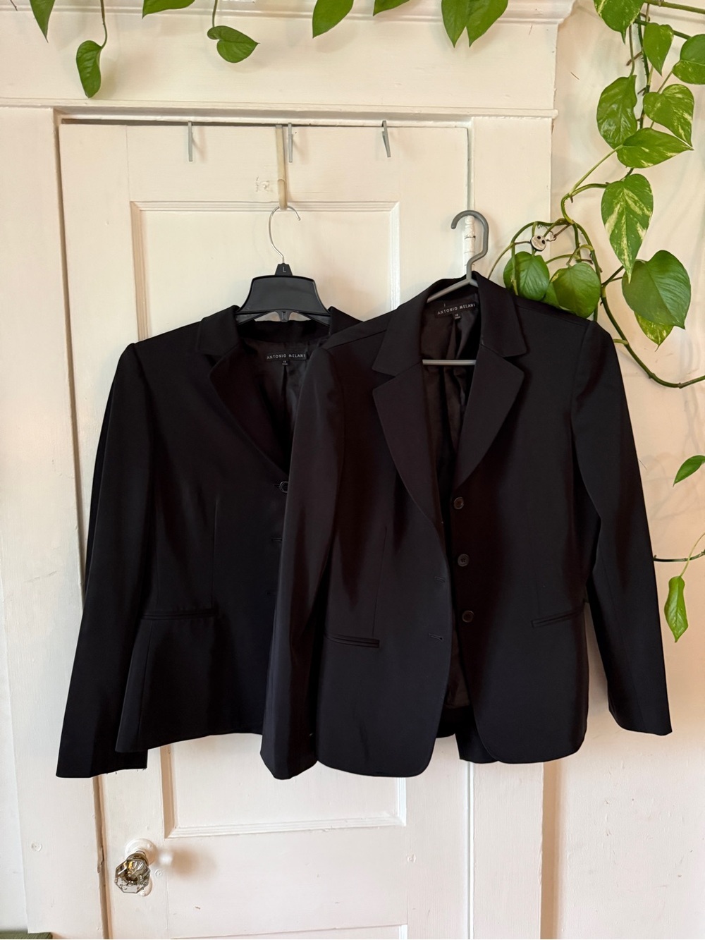 Classic Black women’s blazer (2) - Tailored Professional Antonio Melani size 12